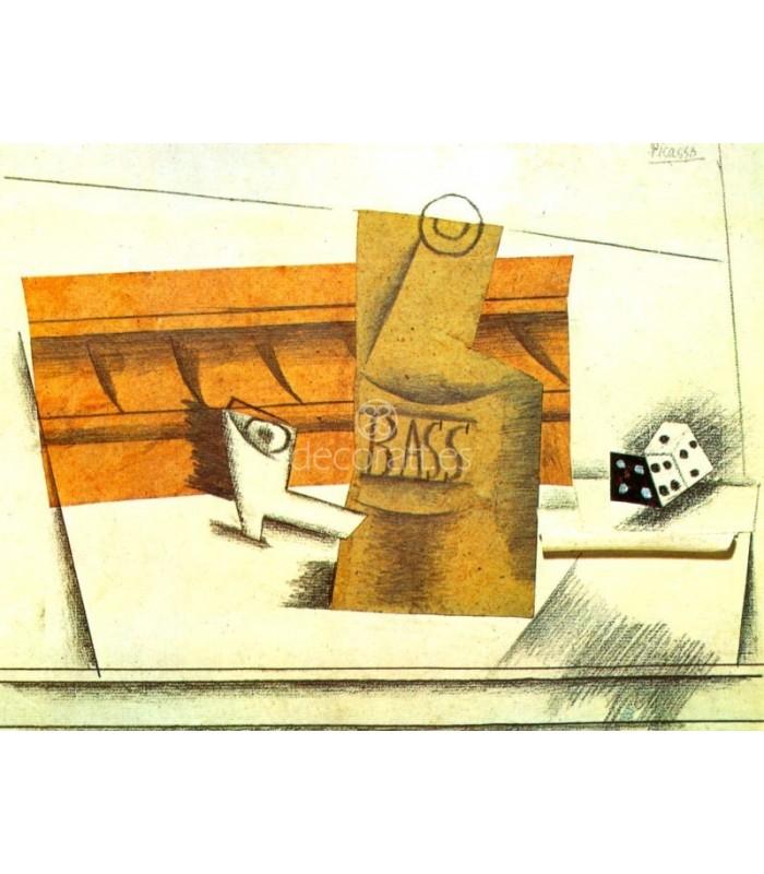 Decoratt Pipa botella de Pass y dado