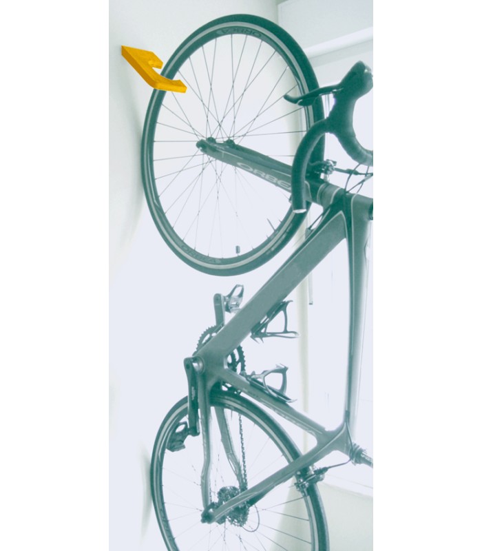 Decoratt Portabicis de pared vertical de madera