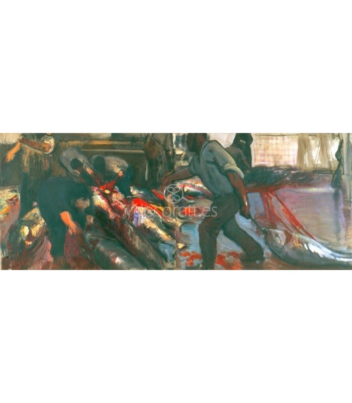 Decoratt Preparando y arrastrando atunes