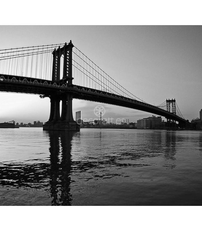 Decoratt Puente de Manhattan al amanecer