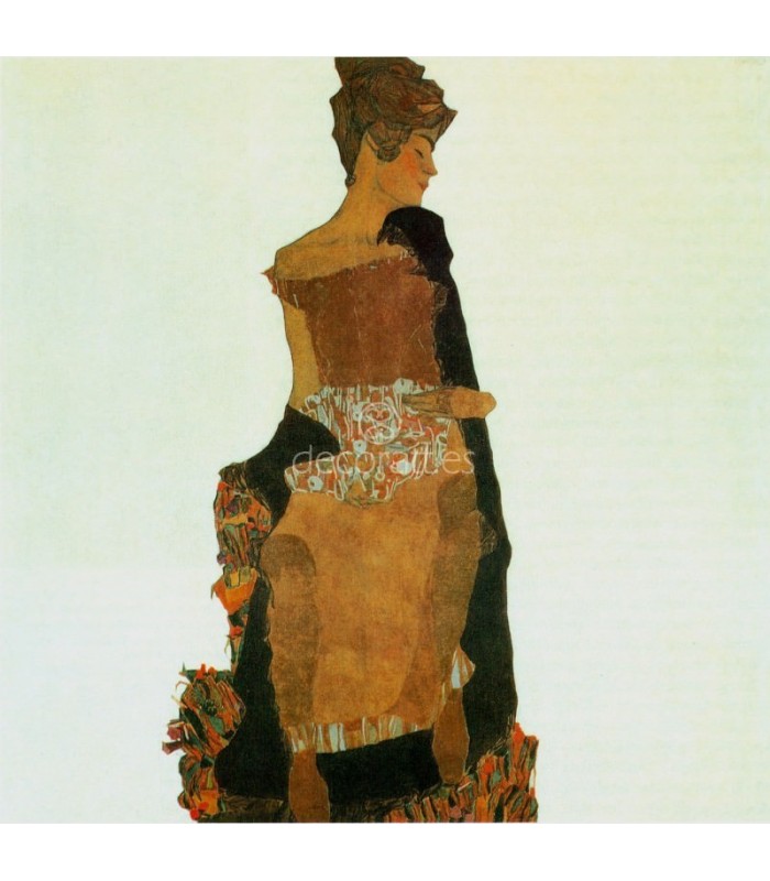 Decoratt Retrato de Gerti Schiele