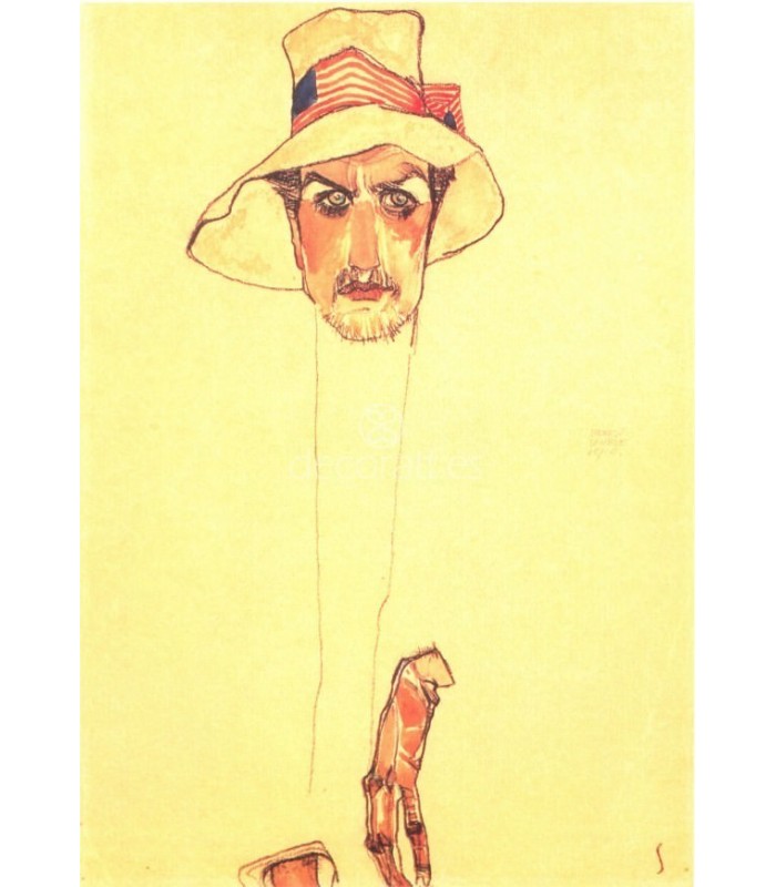 Decoratt Retrato masculino con chambergo