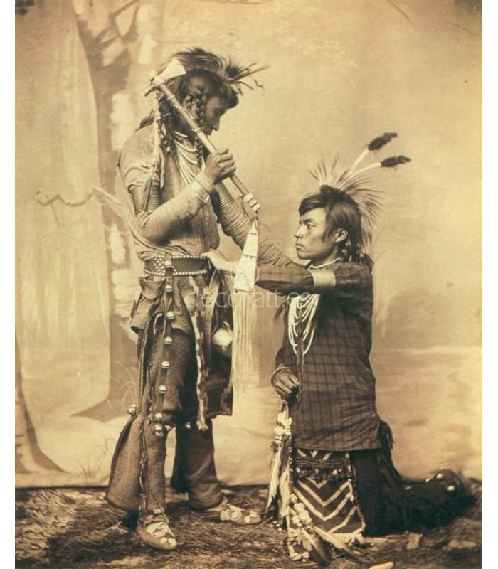 Decoratt Sarcee Indians Boorne & May 1891