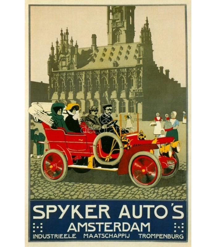 Decoratt Spyker Autos Amsterdam 1910