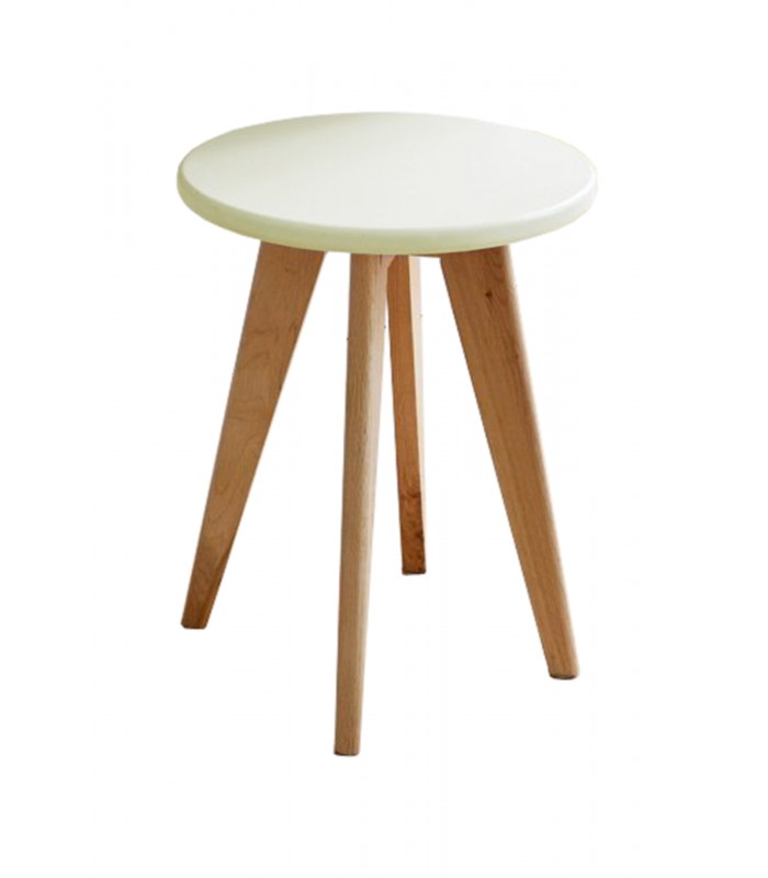 Decoratt Taburete blanco