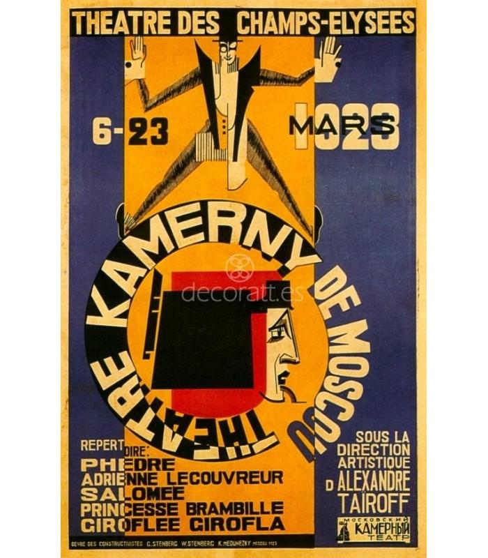 Decoratt Teathre Kamery de Moscou 1923
