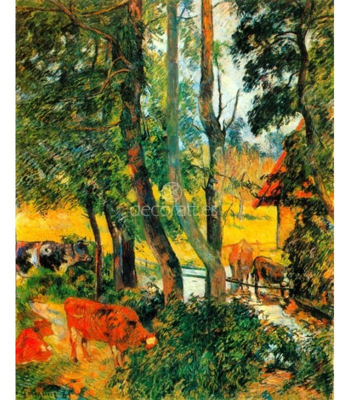 Decoratt Vacas en el abrevadero