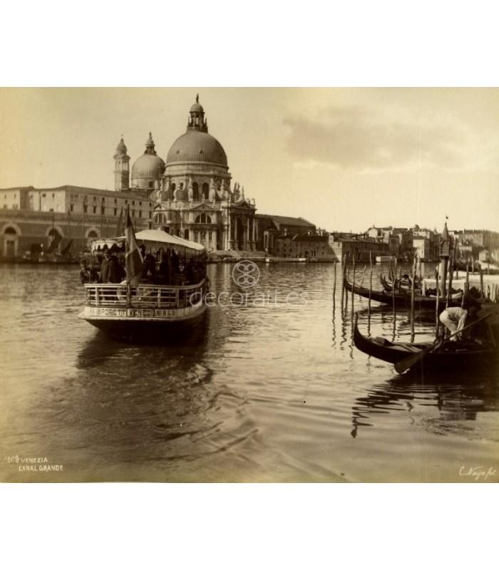 Decoratt Venezia Canal Grande Carlo Naya(1816-1882)