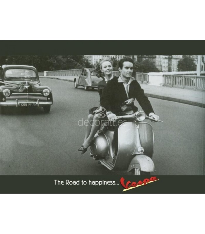 Decoratt Vespa The Road Happiness
