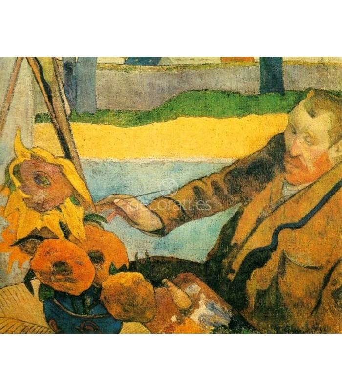 Decoratt Vincent van_gogh pintando girasoles