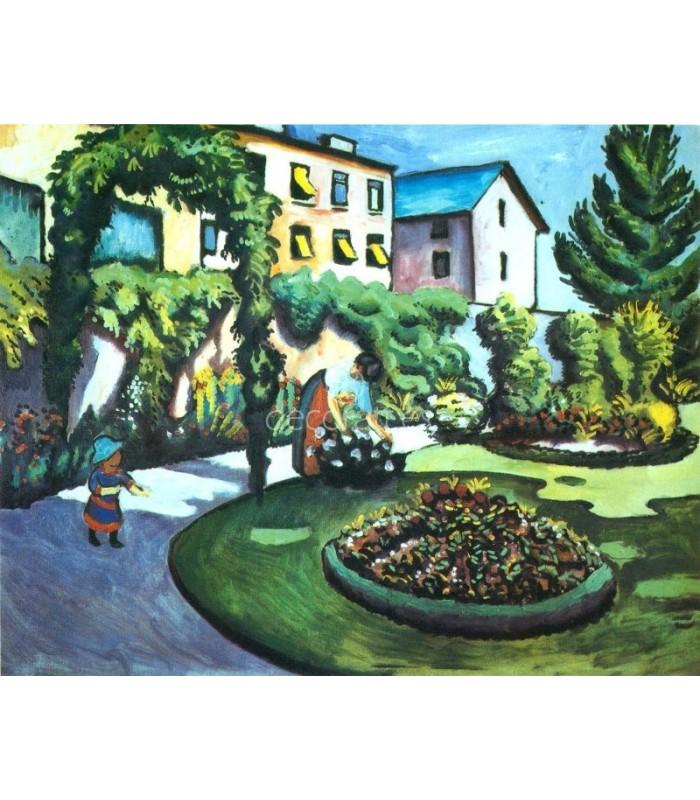 Decoratt Vista del jardin de los Macke en Bonn