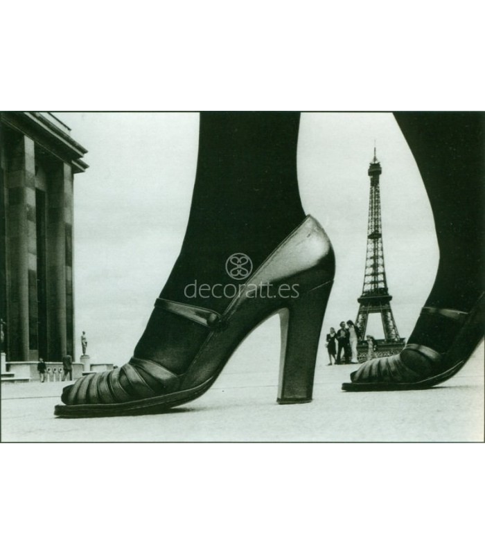 Decoratt Zapato y torre Eiffel Paris 1974