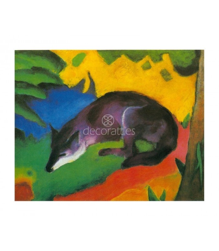 Decoratt Zorro azul negruzco