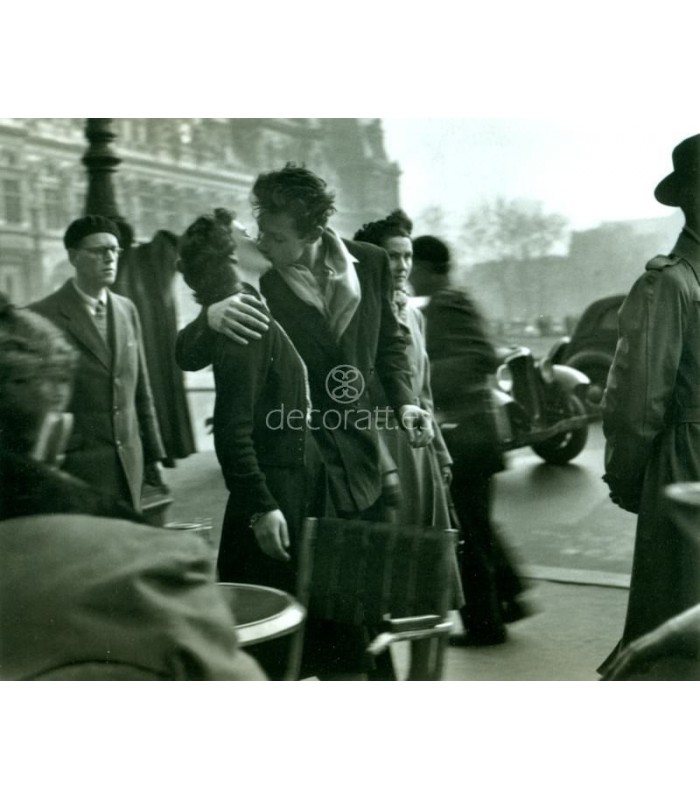 Decoratt El beso del Hotel de Ville Robert Doisneau Paris 1950