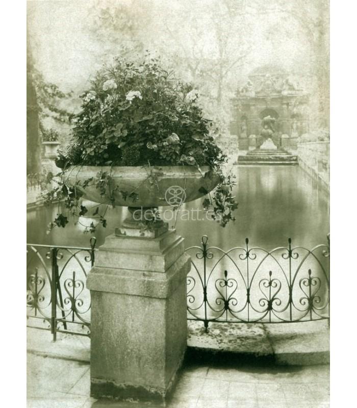 Decoratt Jardin du Lu/embourg Eugene Atget Paris 1898