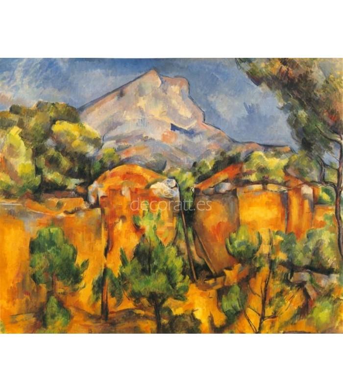 Decoratt La montaña Sainte-Victore vista desde la cantera de Bibemus