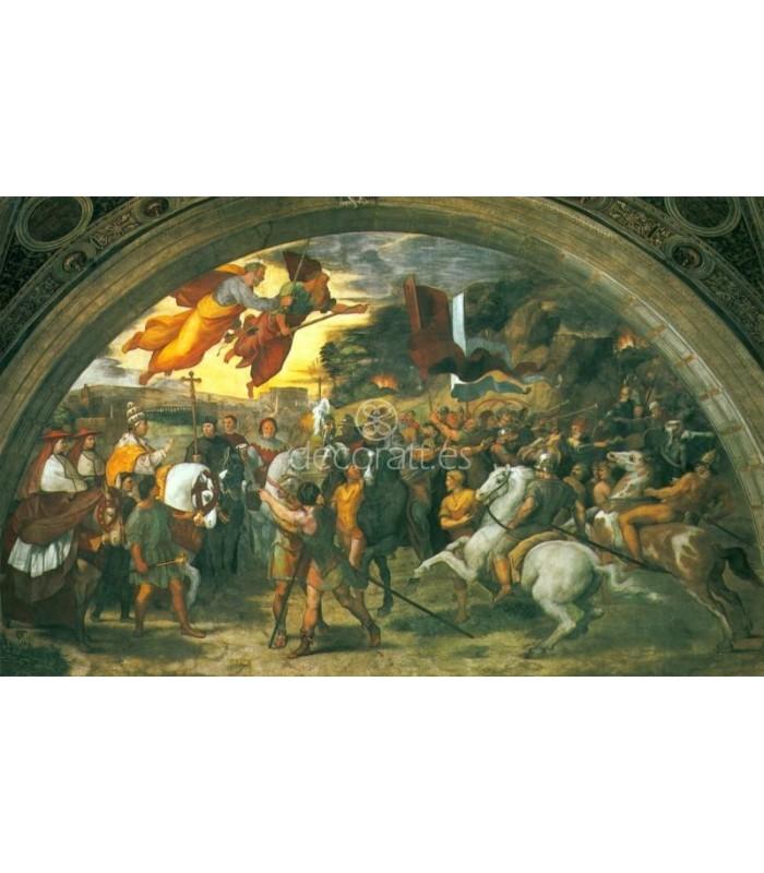 Decoratt Leon el Grande detiene a Atila Vaticano Sala de Heliodoro