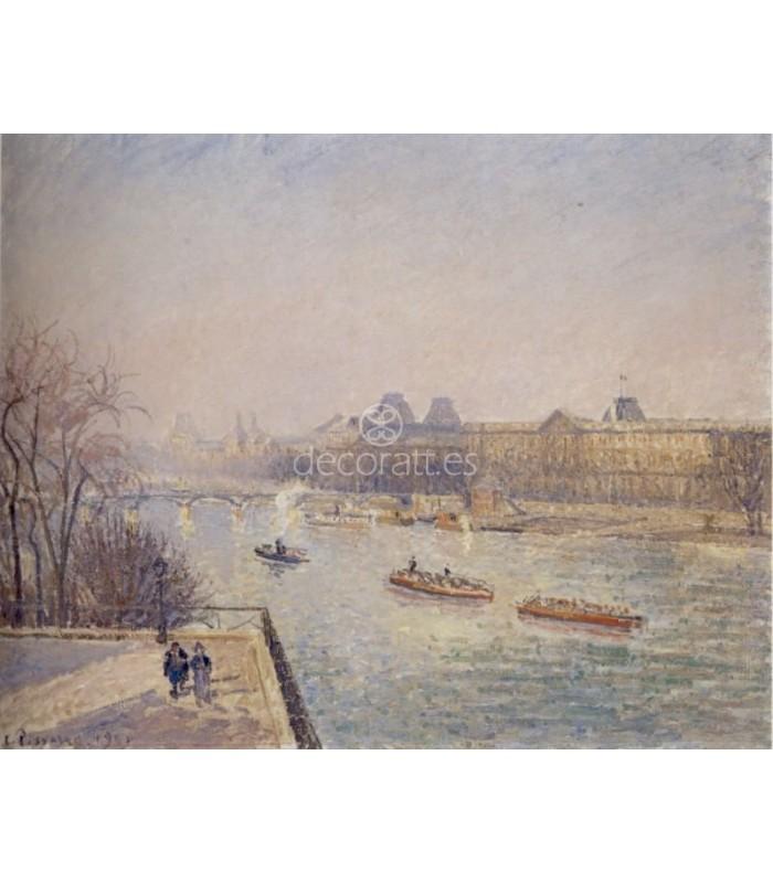 Decoratt Morning Winter Sunshine Frost the Pont-Neu the Seine the Louvre