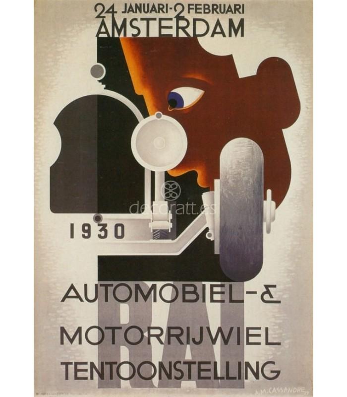 Decoratt Motorrijwiel Tentoonstelling Rotterdam 1930
