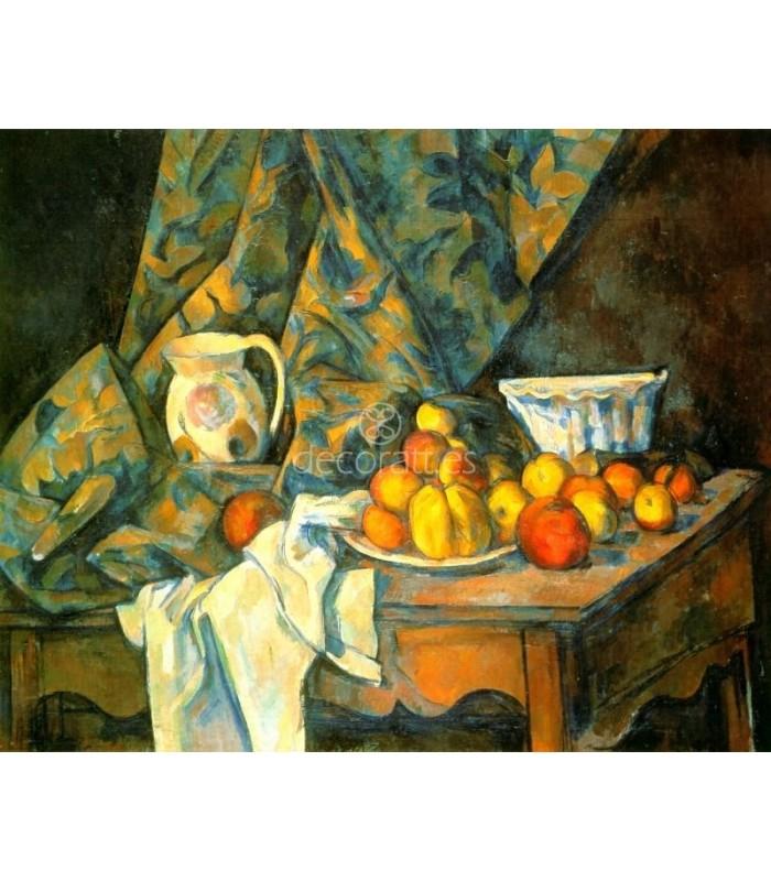 Decoratt Naturaleza muerta con manzanas y melocotones