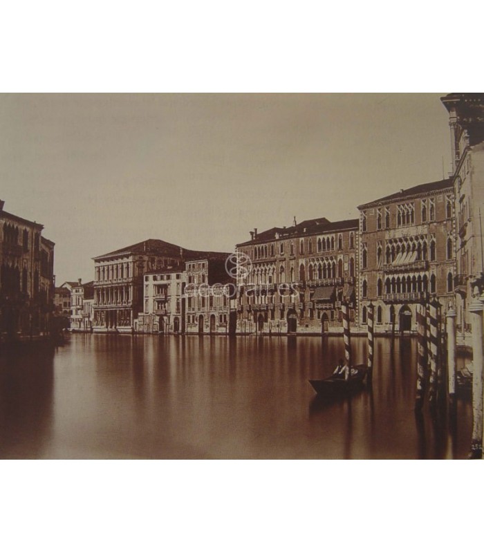 Decoratt Palacios Foscari Giustinian and Rezzonico Venecia. Carlo Naya. 1875