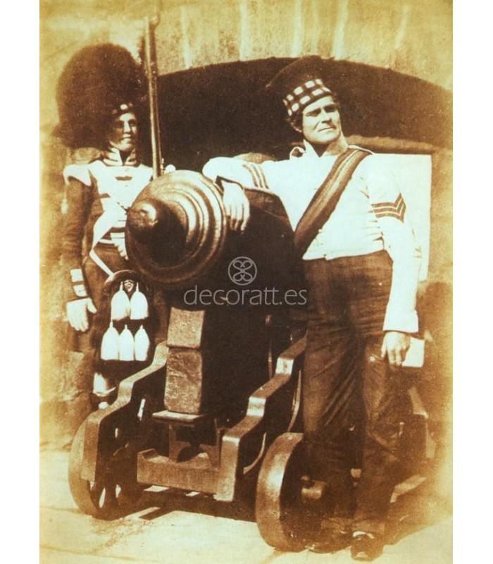 Decoratt The Prthole Edimburgh Castle. Octavius Hill & Robert Adamson 1846