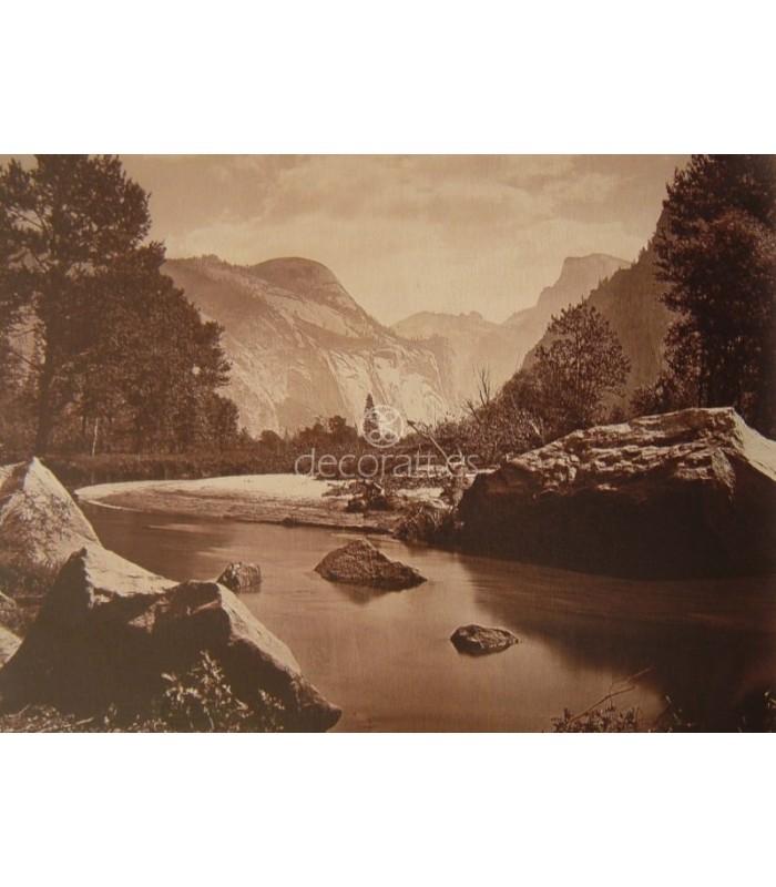 Decoratt The vernal fall Yosemite Valley. Isaiah West Taber. 1885