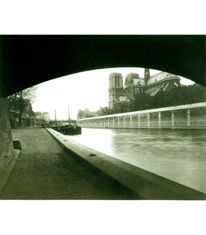 Decoratt Un coin du quai de la Tournelle Eugene Atget Paris 1911