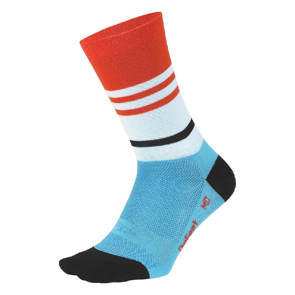 Defeet Barnstormer 6" Vintage Jersey (Carolina Blue/Poinciana)