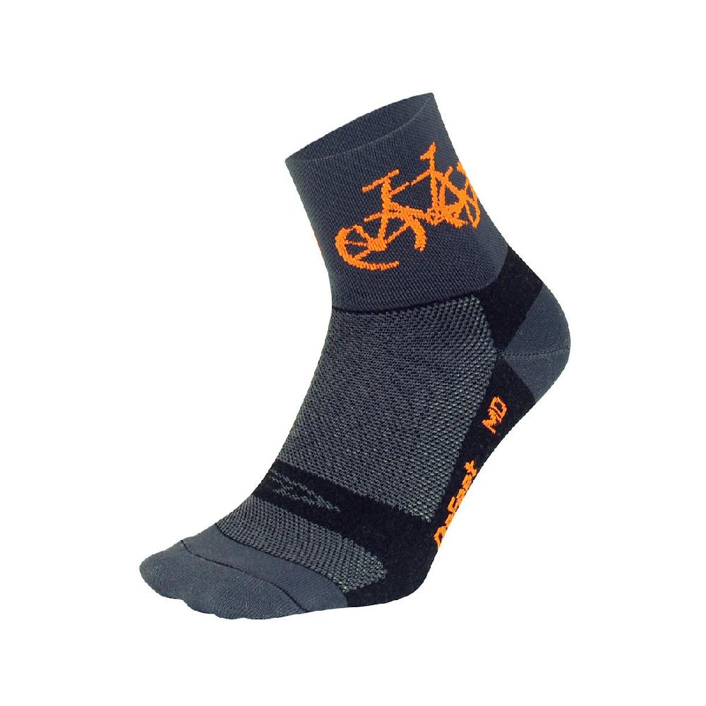 Defeet Aireator 3" Townee (Graphite/Neon Orange)