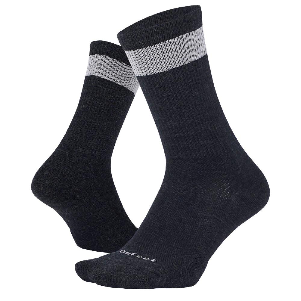 Defeet Levitator Trail 6" Wool Stripe