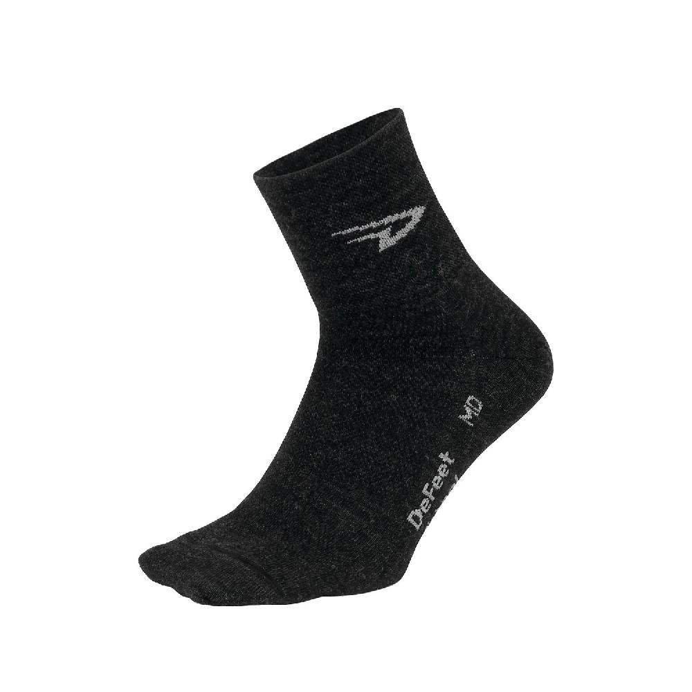 Defeet Wooleator 3" D-Logo Charcoal
