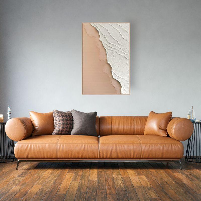 Dekoarte Cuadro En Relieve Con Marco De Madera Costa