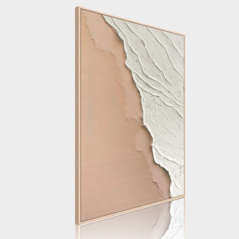 Dekoarte Cuadro en relieve con marco de madera Costa