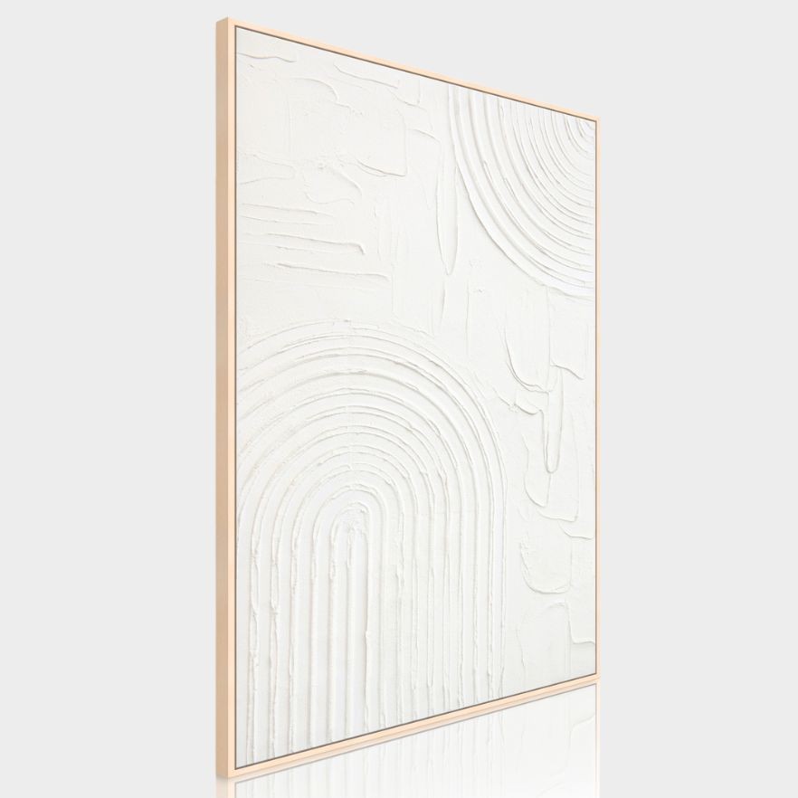 Dekoarte Cuadro en relieve con marco de madera Halo