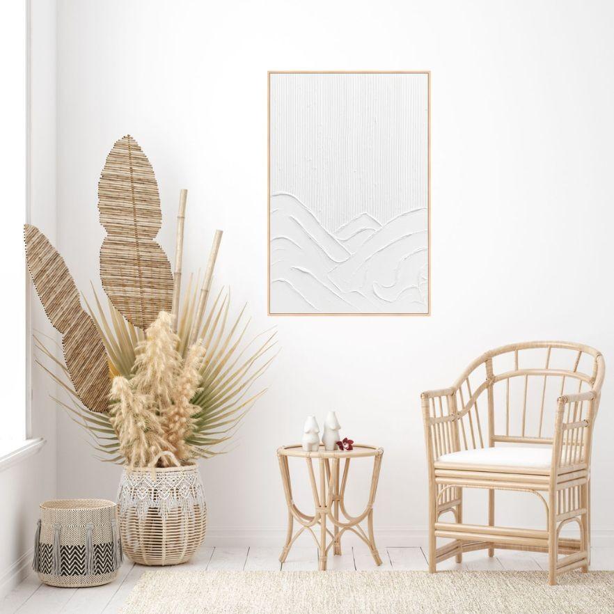 Dekoarte Cuadro En Relieve Con Marco De Madera Marea