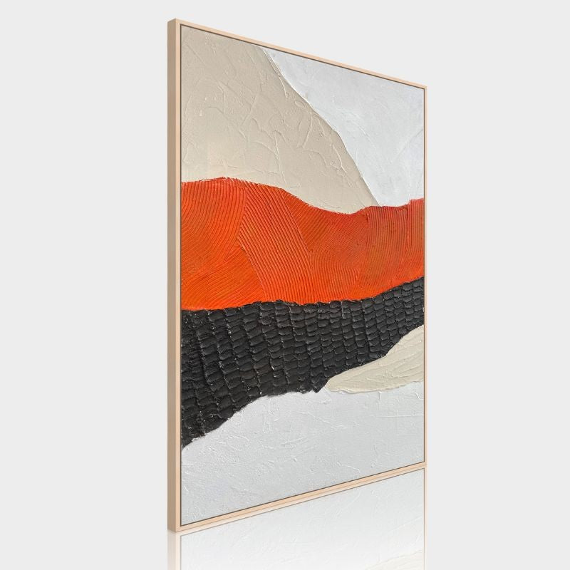 Dekoarte Cuadro en relieve con marco de madera Tessut