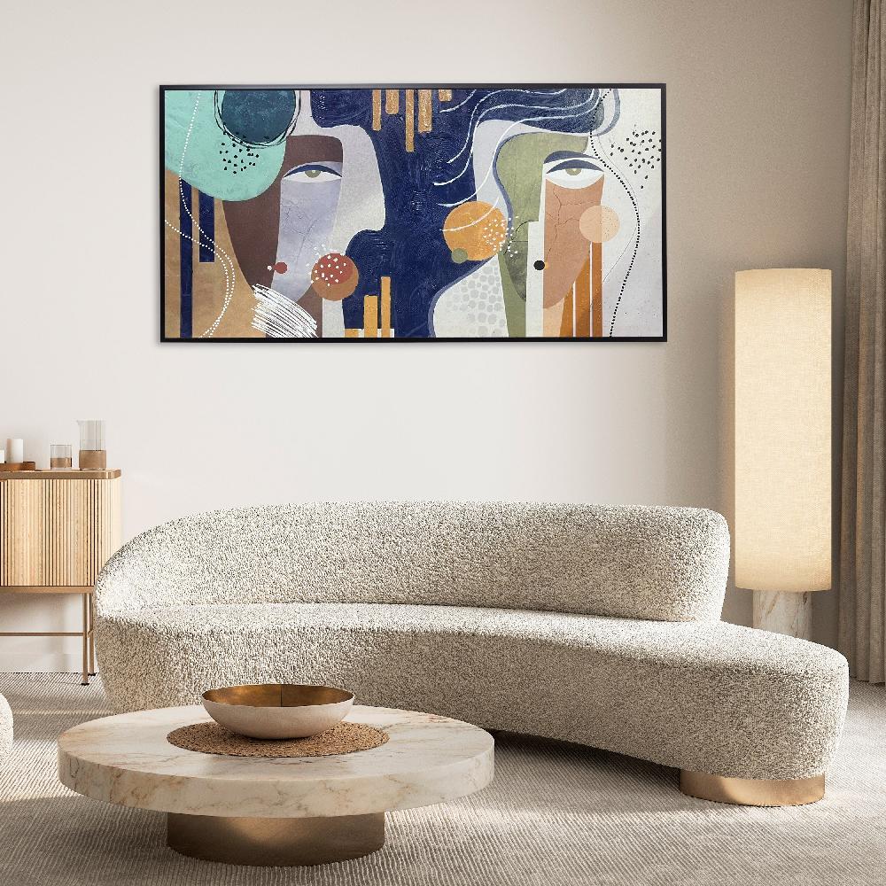 Dekoarte Cuadro Pintado A Mano Caras Abstractas Apolo