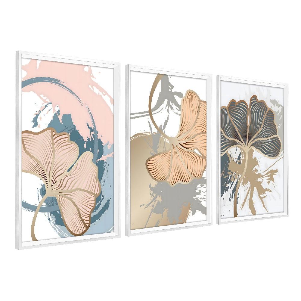 Dekoarte Cuadro con marco blanco fleur