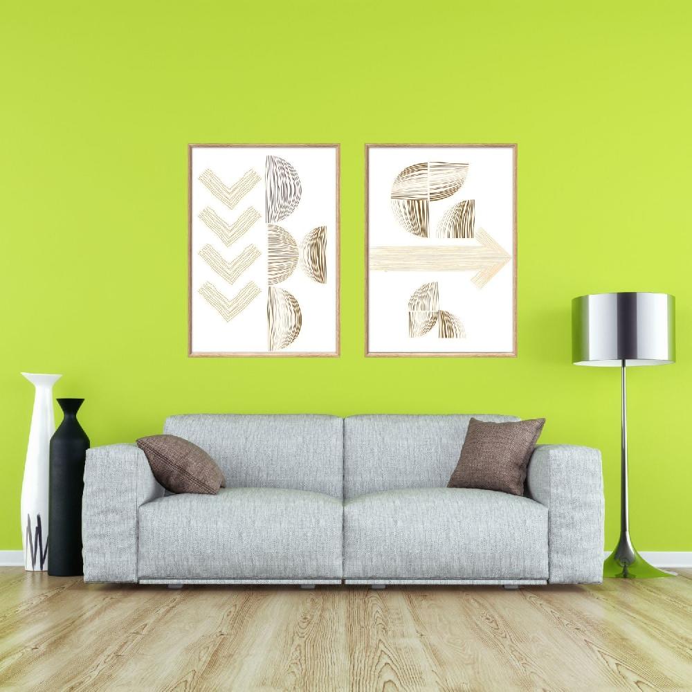 Dekoarte Cuadro Con Marco De Madera Moon