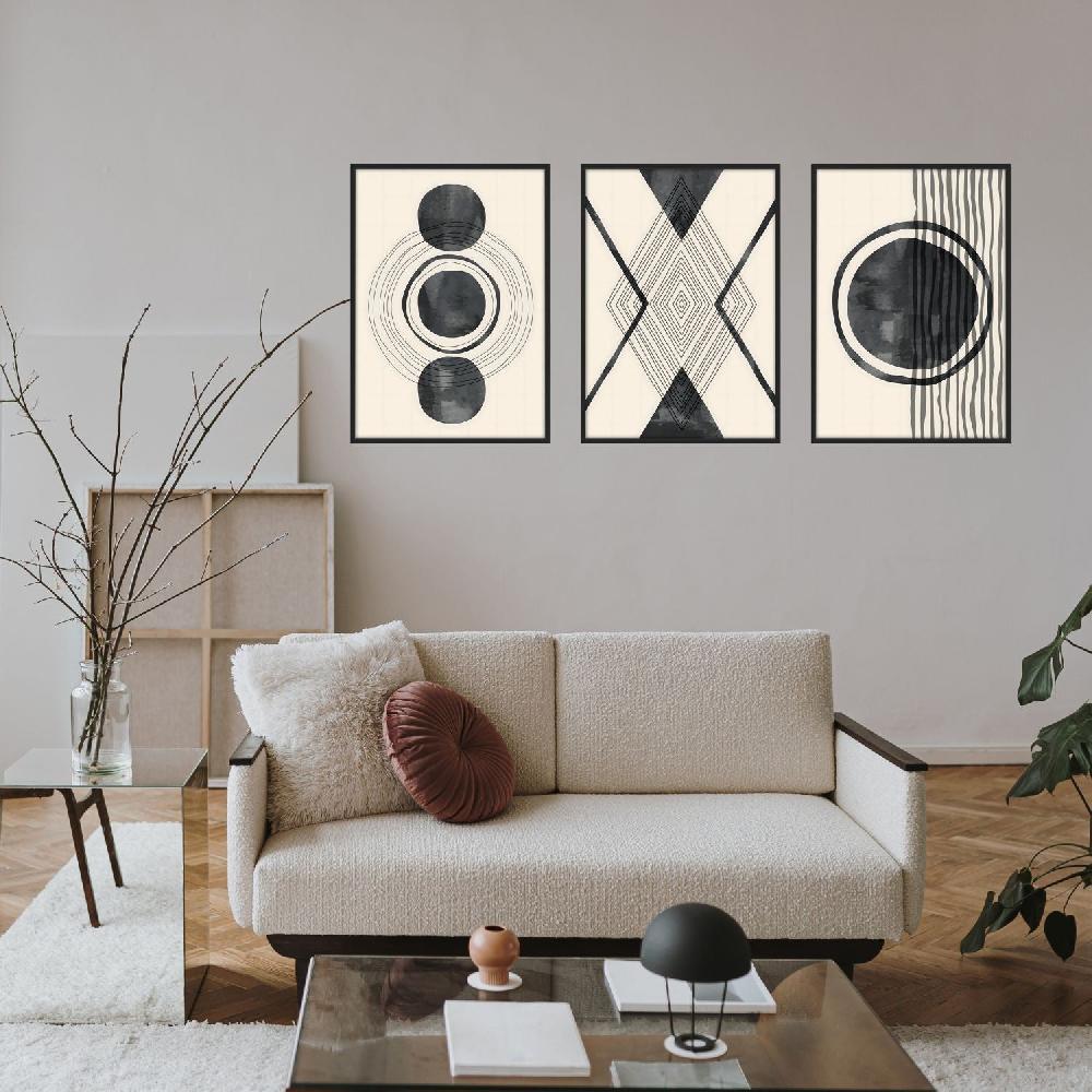 Dekoarte Cuadro Con Marco Negro Minimalist