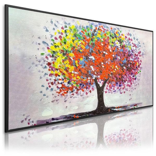 Dekoarte Cuadro pintado a mano árbol de la vida