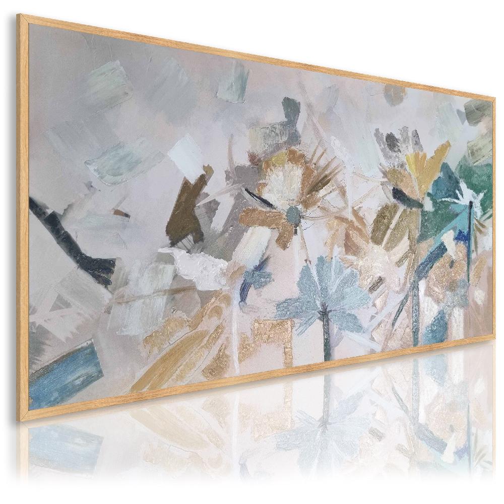 Dekoarte Cuadro Pintado a Mano Bleu Champs