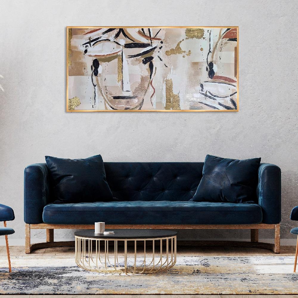 Dekoarte Cuadro Pintado A Mano Caras