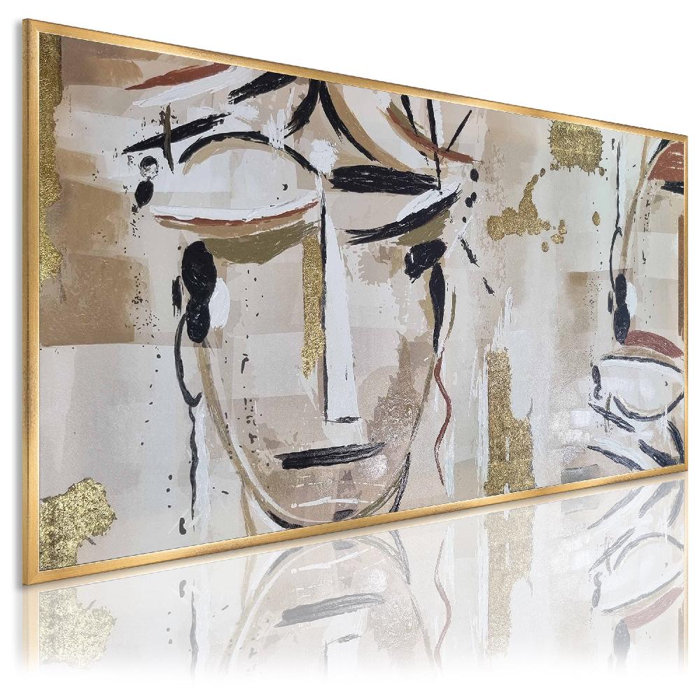 Dekoarte Cuadro pintado a mano caras