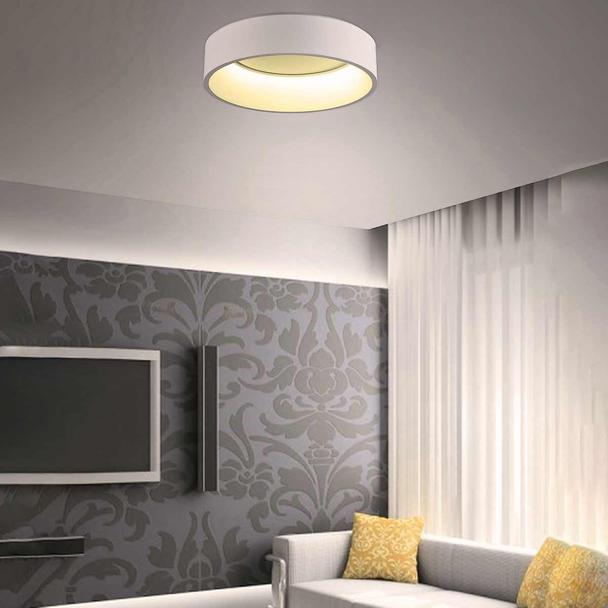 Dekoarte Plafón De Techo LED 32W Color Blanco A++