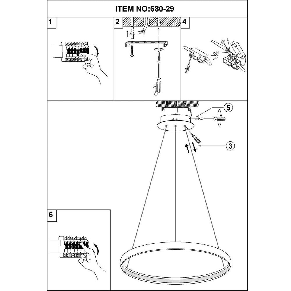 Dekoarte Lámpara Colgante Estilo Pecera - Diseño Marrón Y Nácar