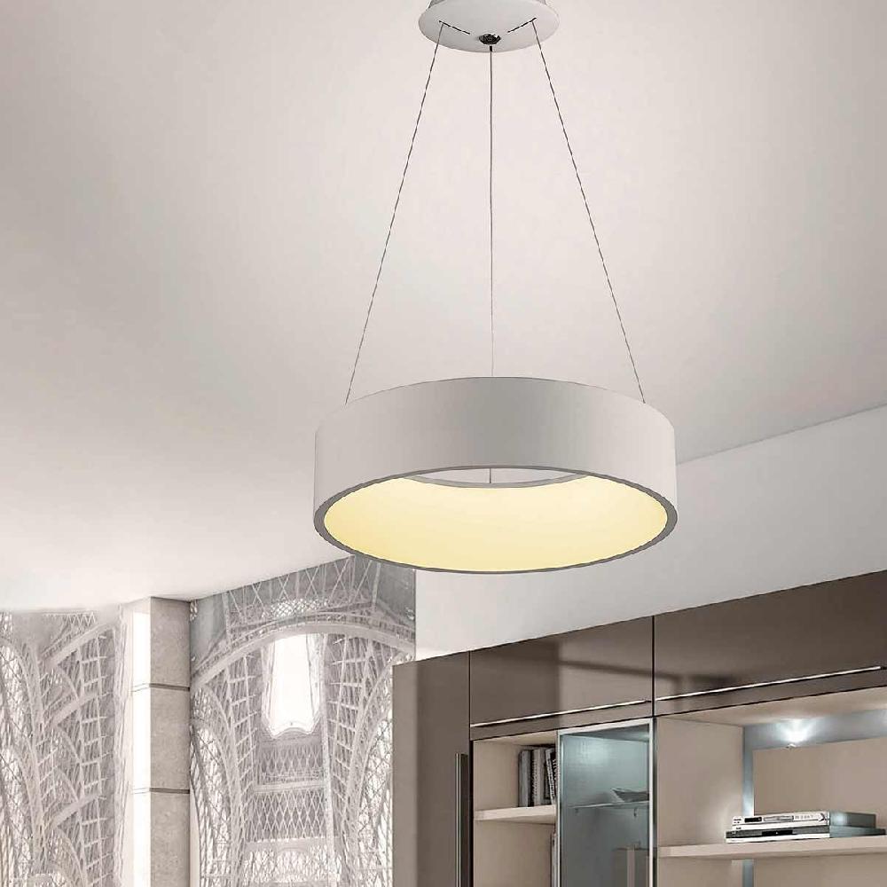 Dekoarte Lámpara Colgante LED Blanca 32W - Diseño Moderno