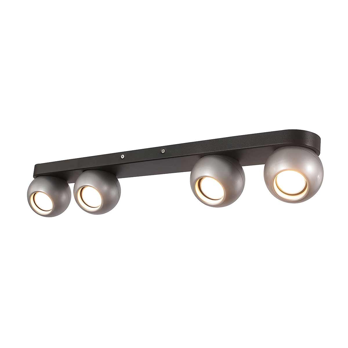 Dekoarte Lámpara Colgante Moderna Estilo Vanguardista Color Cromo Luz Neutra A++