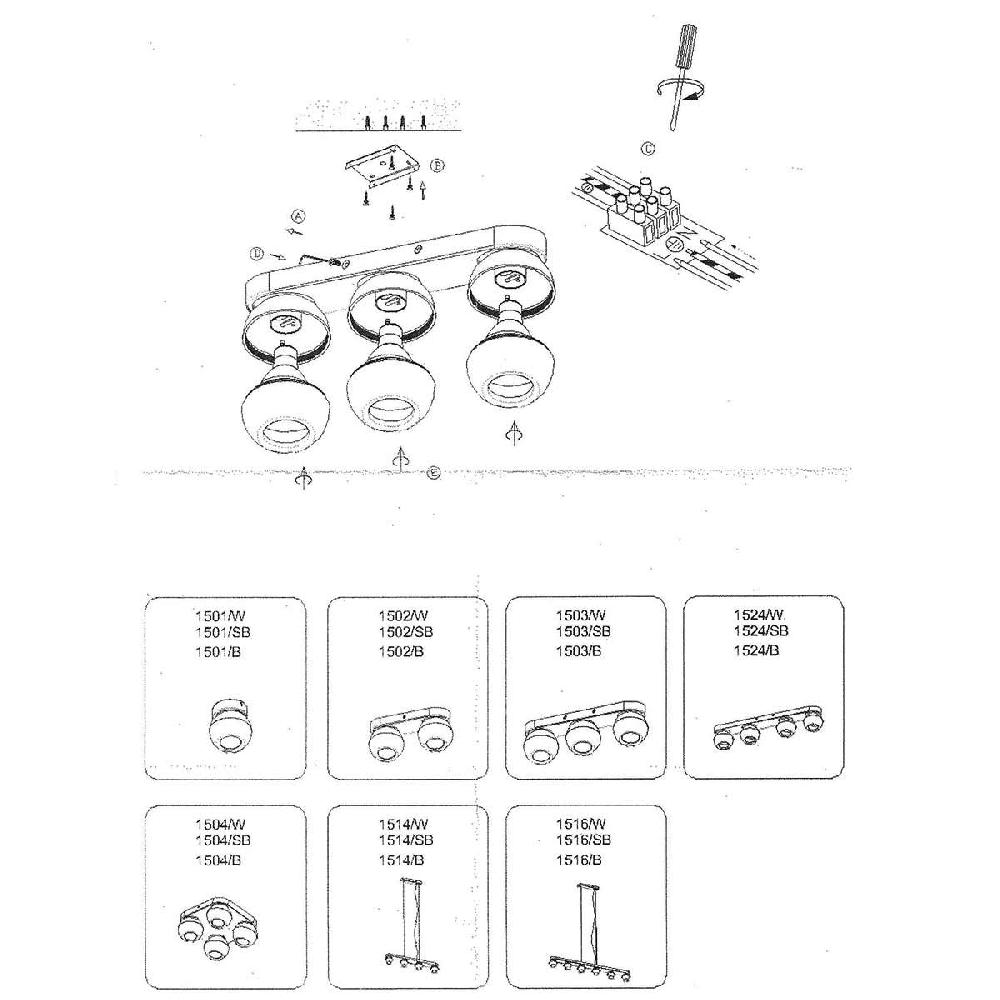 Dekoarte Lámpara Estilo Plafón Moderno Color Negro A+
